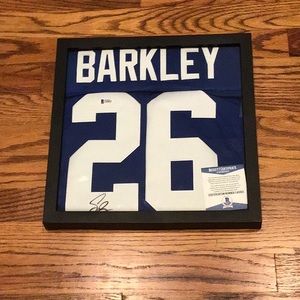 Saquon signed jersey with Beckett authentication
